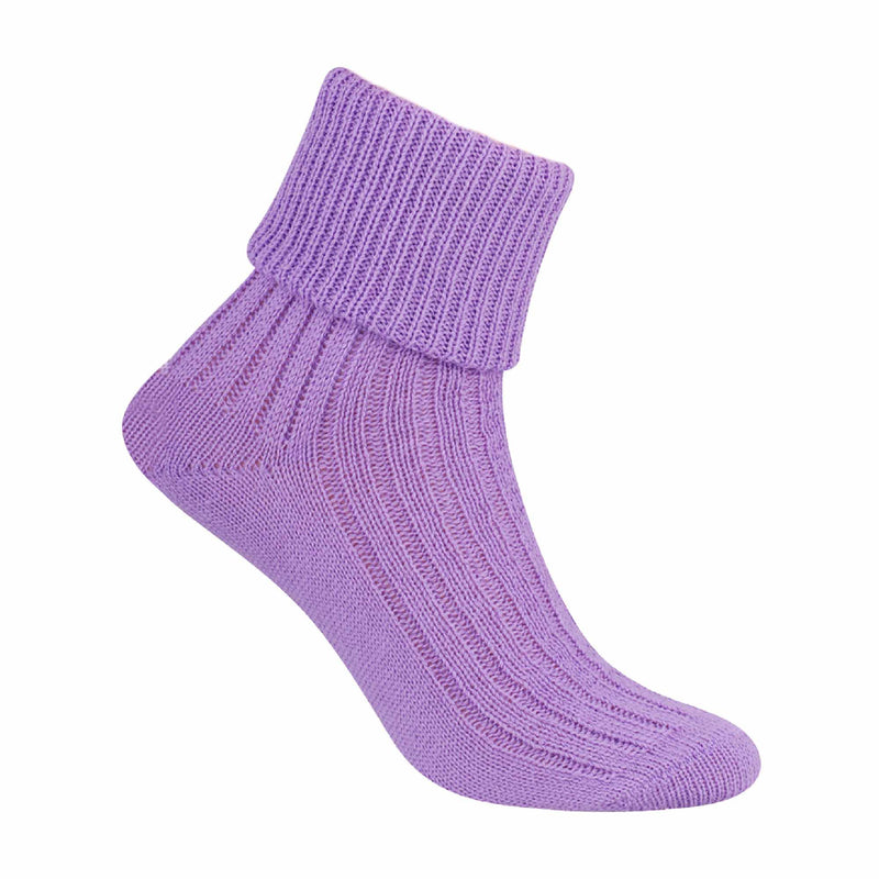 3 Pack Ladies Cosy Wool Bed Socks (2 Sizes)