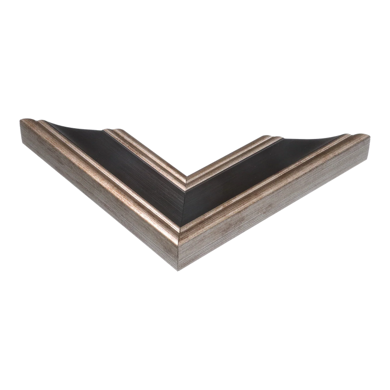 Beach House II Black Picture Frame, 65x65cm