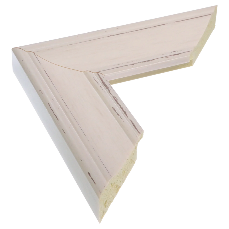 Beach House II White Picture Frame, 65x65cm