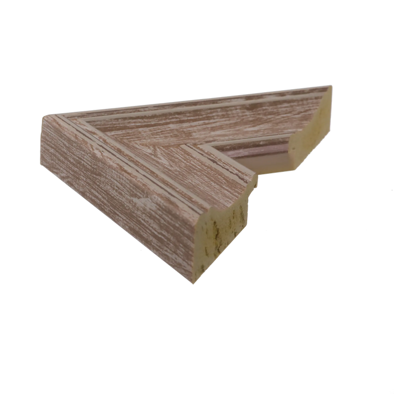 Beach House II Walnut Picture Frame, 60x60cm