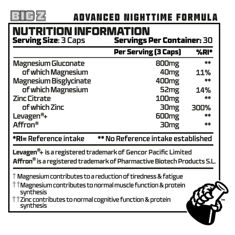 BEAST BIG Z - Advanced Nighttime Formula