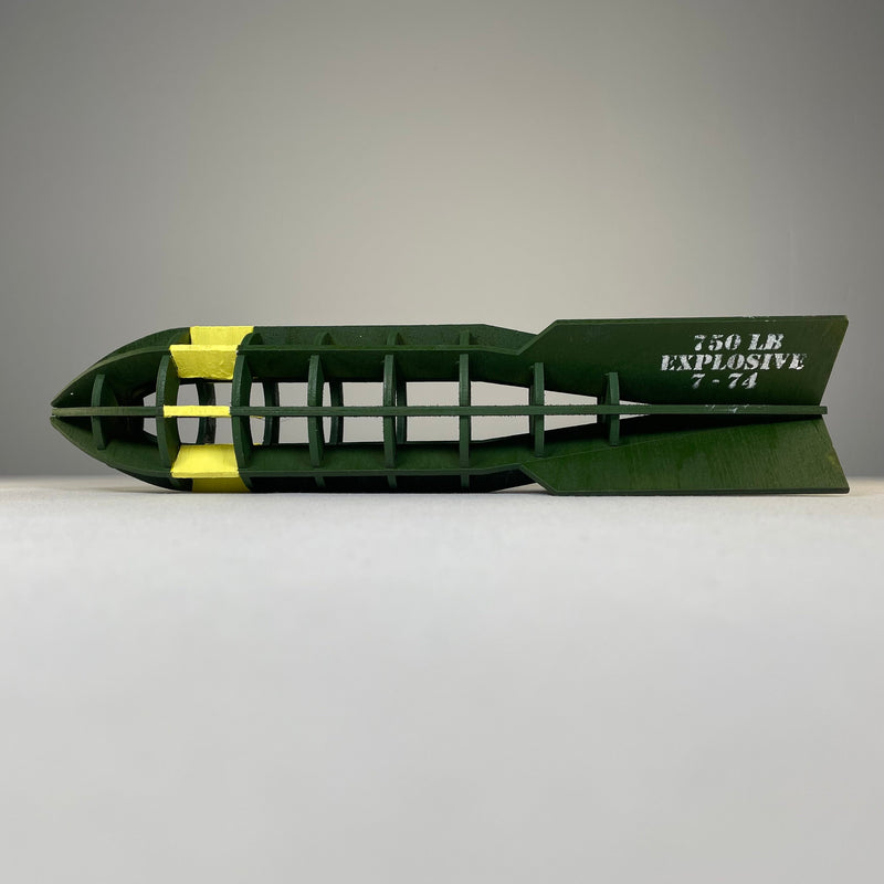 Prop WW2 Bomb  - Flatpack Model Kit