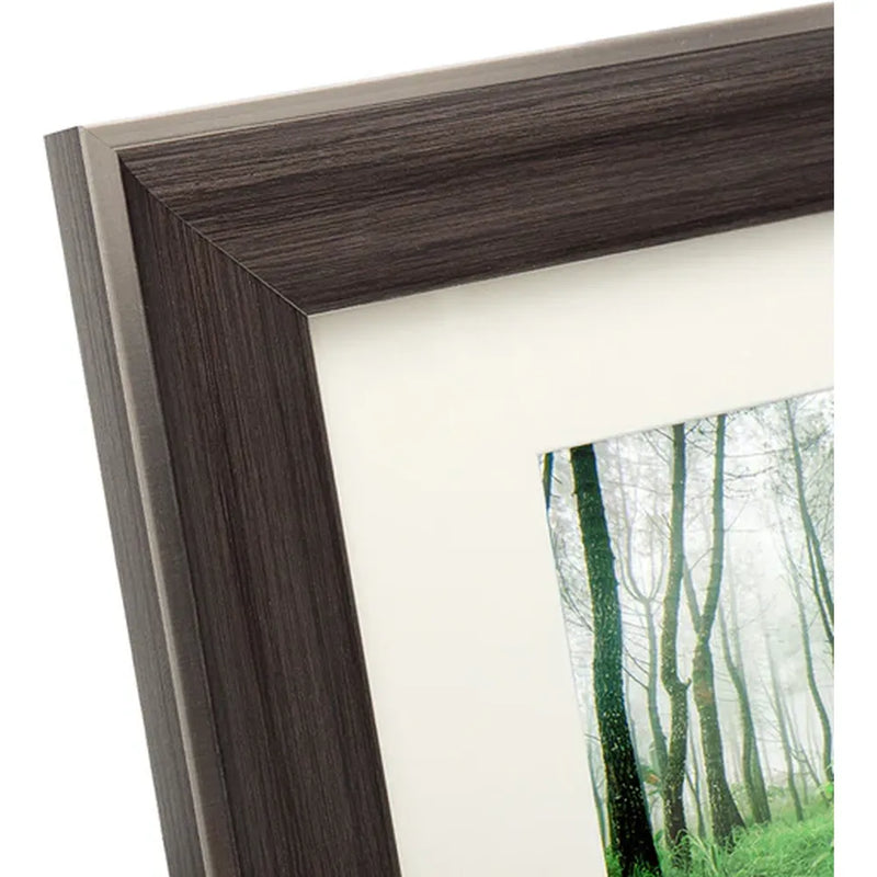 Kenro Bergamo Charcoal 6x4 Triple Photo Frame