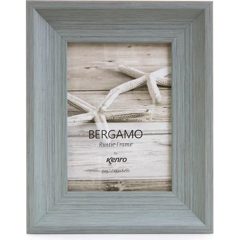 Kenro Bergamo Rustic Series 6x4 Photo Frame - Grey
