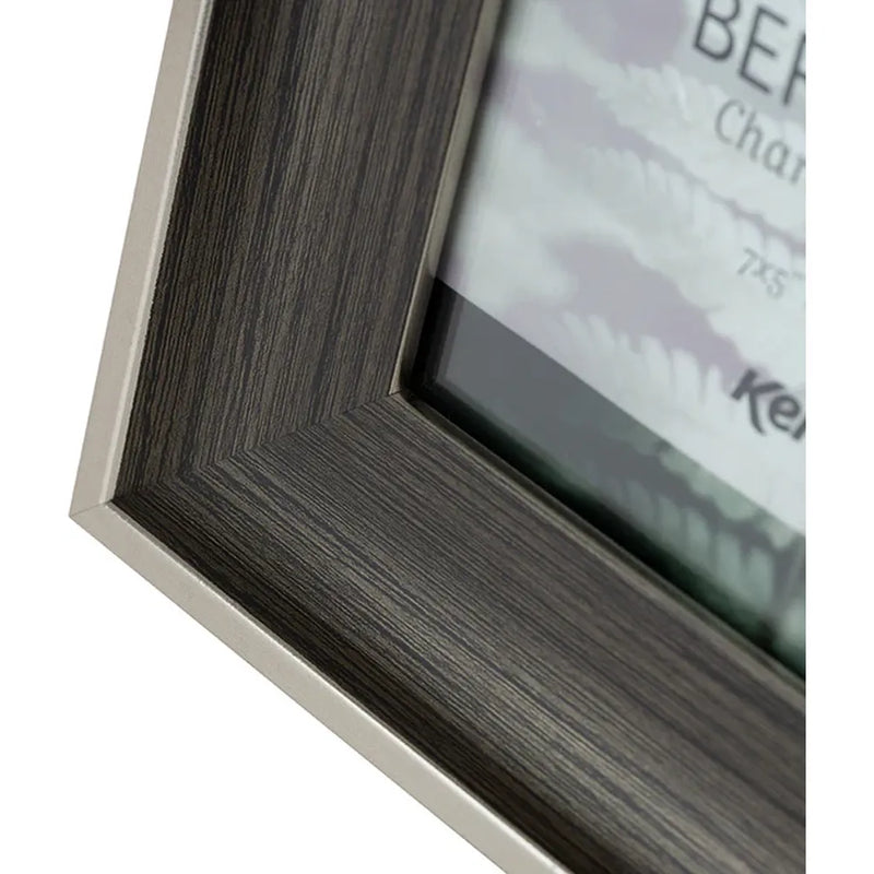 Kenro Bergamo Charcoal 8x6 Photo Frame