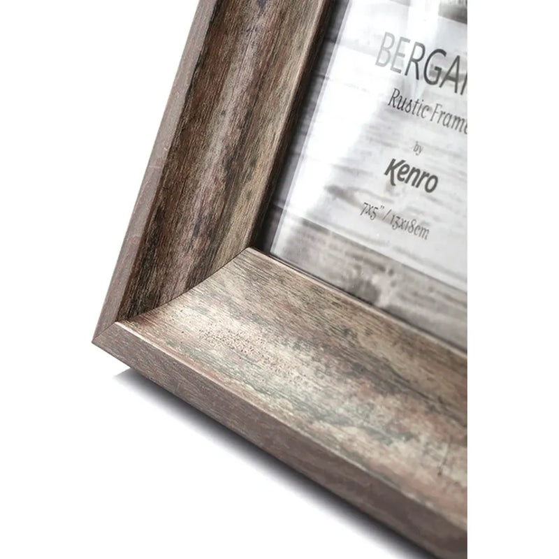 Kenro Bergamo Rustic Series 10x8 Photo Frame - Brown