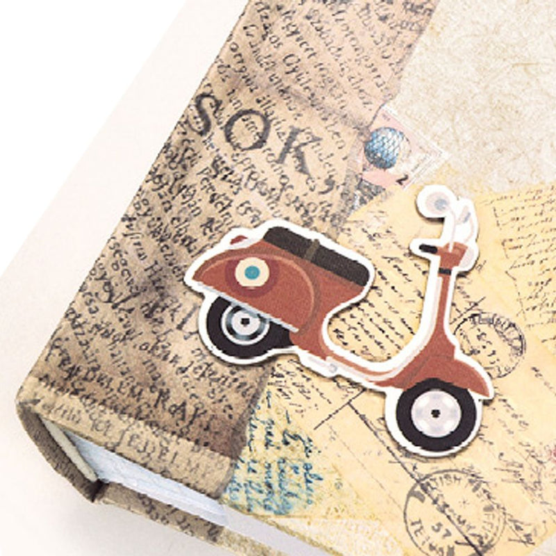 Bogota Brown Travel Photo Album – Holds 200 6.5x4.5 Photos with Memo Space