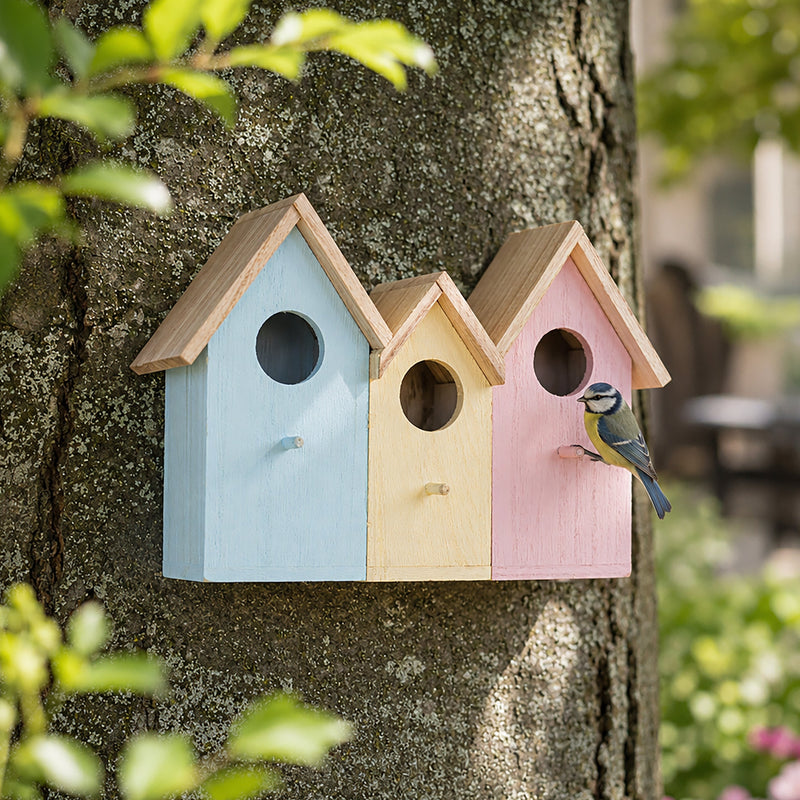 3 in 1 Garden Bird House Feeder & Nesting Box