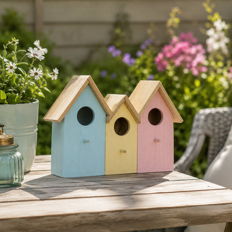 3 in 1 Garden Bird House Feeder & Nesting Box