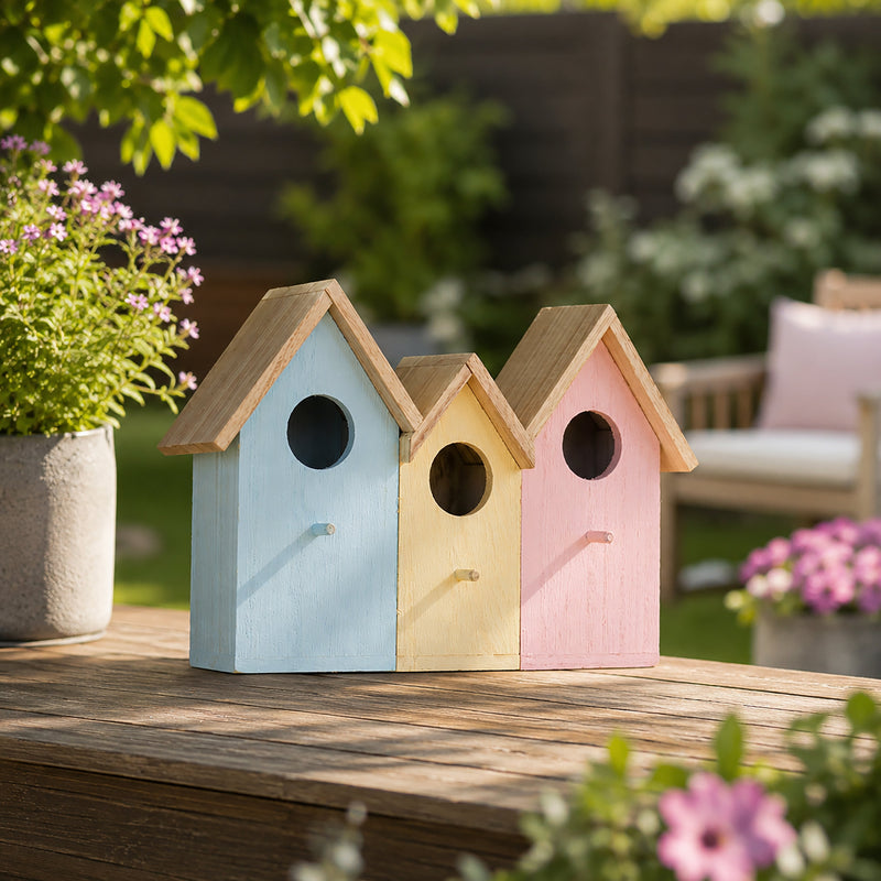 3 in 1 Garden Bird House Feeder & Nesting Box