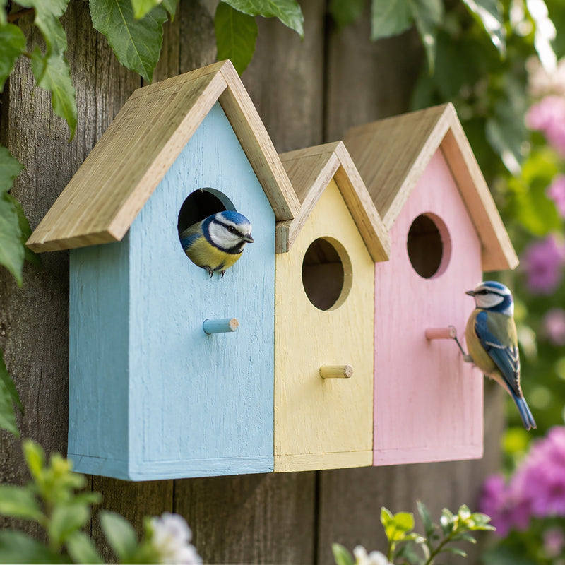 3 in 1 Garden Bird House Feeder & Nesting Box