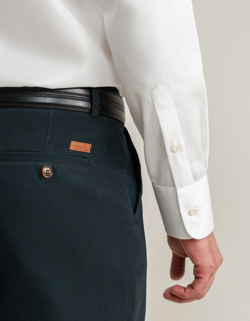 Luxury Off White Twill Shirt