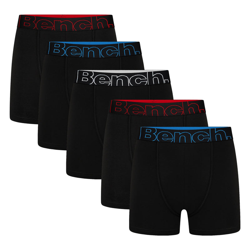 5 Pack Mens Cotton Boxers Underwear - Brento Collection