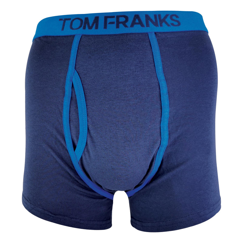 2 Pack Mens Cotton Rich Keyhole Hipster Trunks Boxers in Gift Box