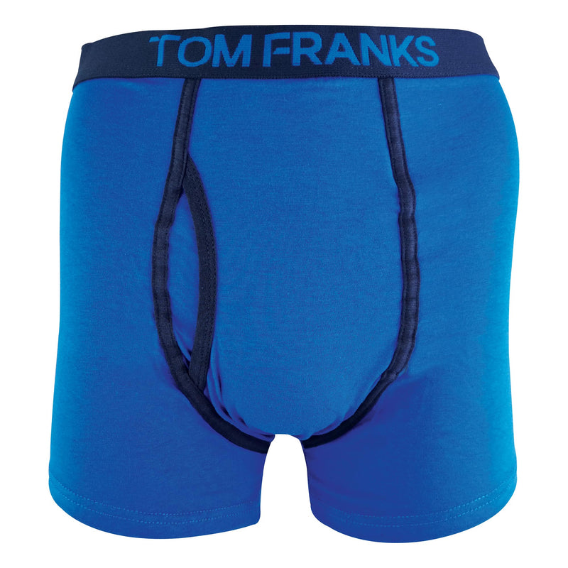 2 Pack Mens Cotton Rich Keyhole Hipster Trunks Boxers in Gift Box