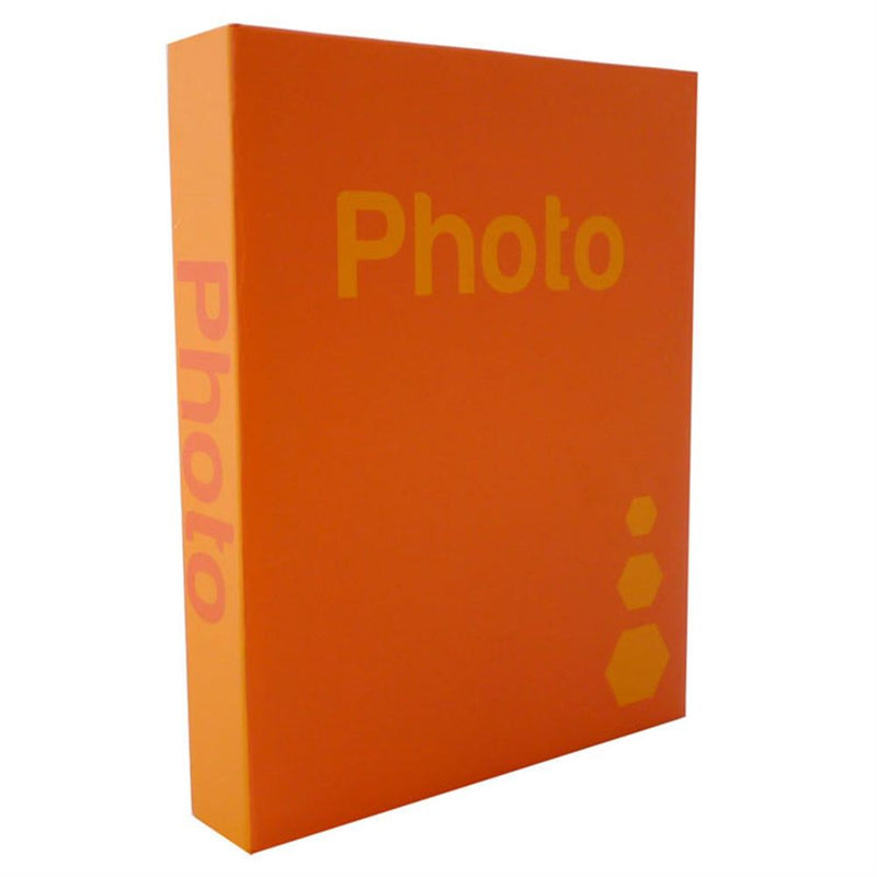 Basic Orange Slip In Photo Album - 200 Photos 6.5x4.5
