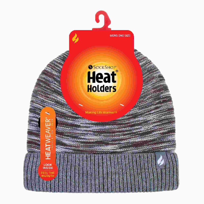 Mens Thermal Knitted Beanie Hat for Winter
