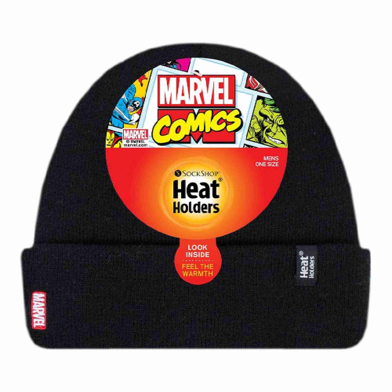 Mens Thermal Warm Fleecwe Lined Marvel Winter Hat