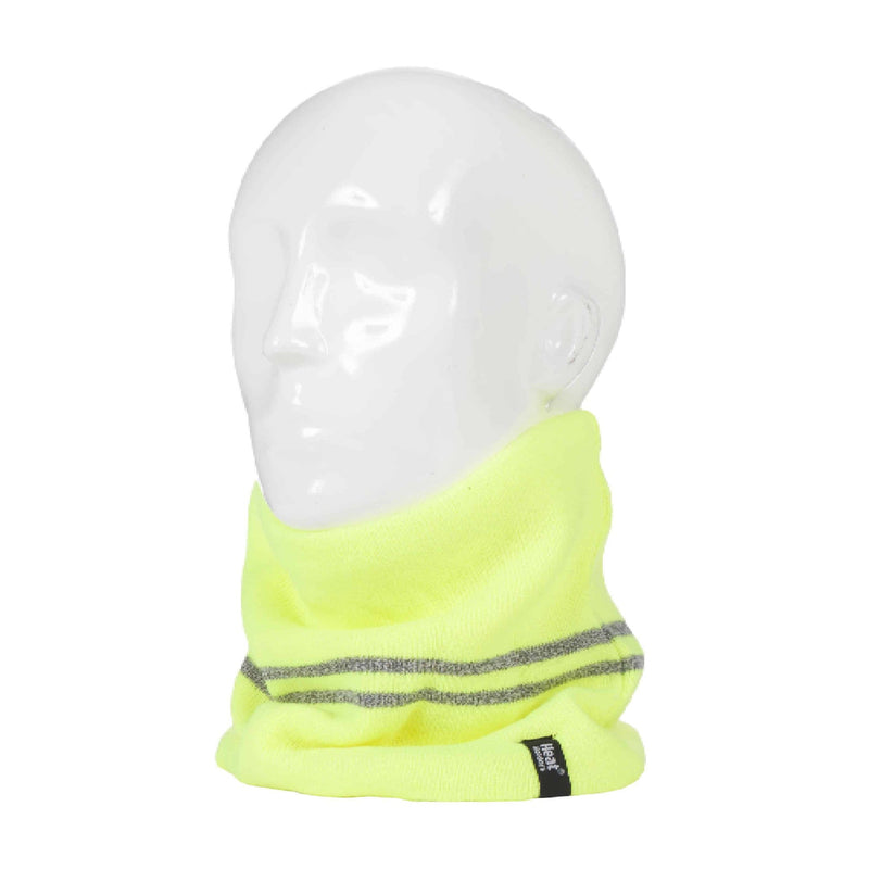 Mens Hi Vis Reflective Soft Fleece Lined Thermal Winter Neck Warmer