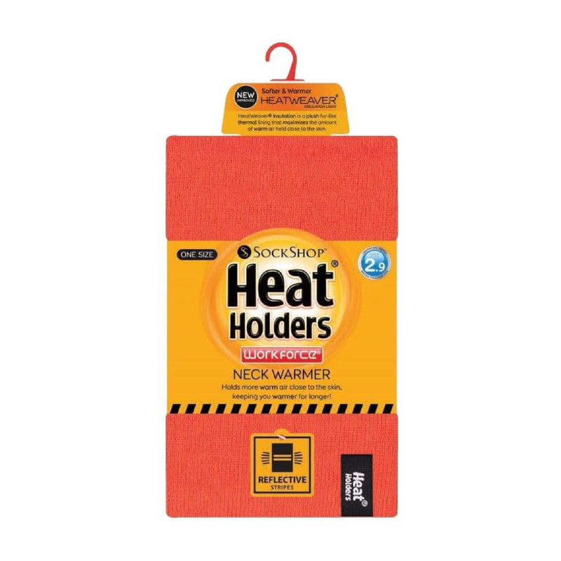 Mens Hi Vis Reflective Soft Fleece Lined Thermal Winter Neck Warmer