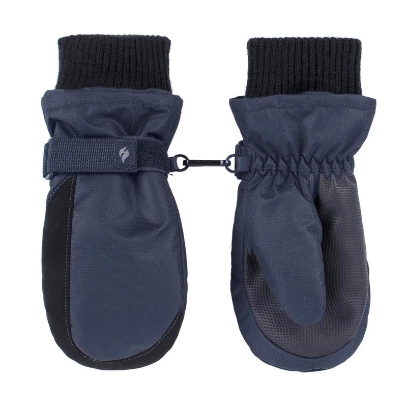 Childrens Soft Shell Winter Fleece Lined Waterproof Thermal Snow Ski Mittens