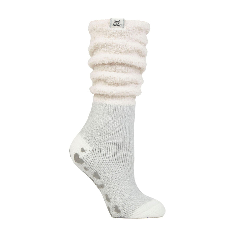 Ladies Fluffy Slouch Top Non Slip Thermal Bed Socks