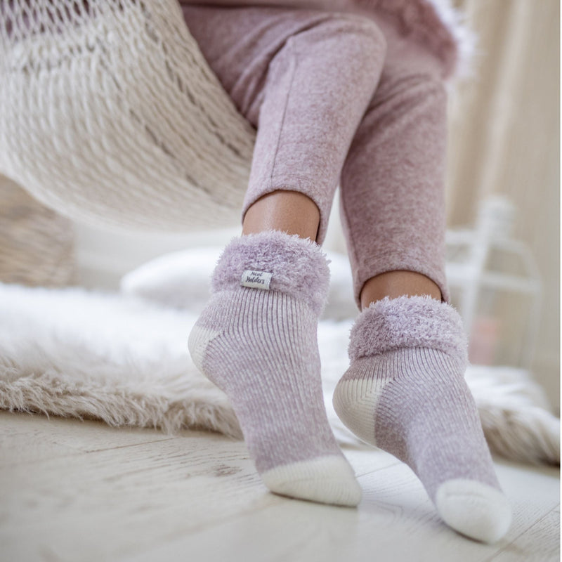 Ladies Extra Fluffy Thermal Bed Socks for Lounging Around