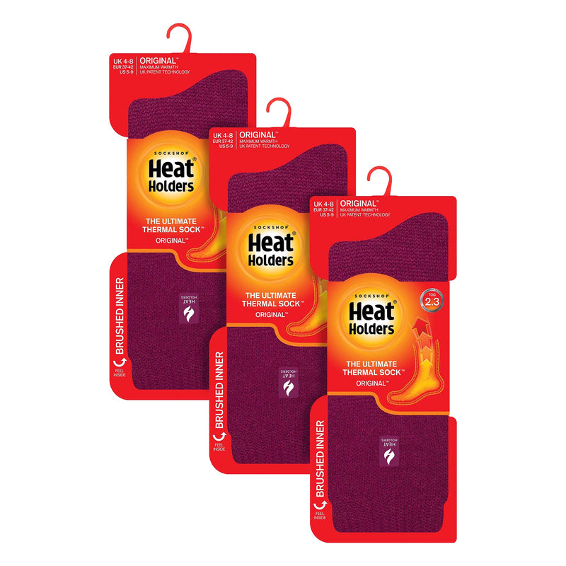 Ladies Original Thick Winter Thermal Socks (Multipack Options)