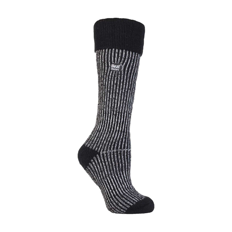 Ladies Thick Winter Warm Knee High Ribbed Thermal Boot Socks