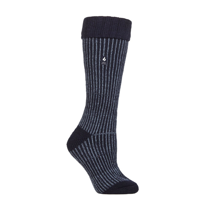 Ladies Thick Winter Warm Knee High Ribbed Thermal Boot Socks