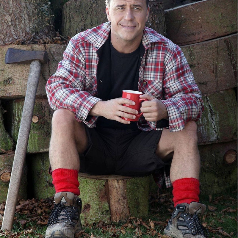 Mens 2 Pack Original Thermal Brushing Socks