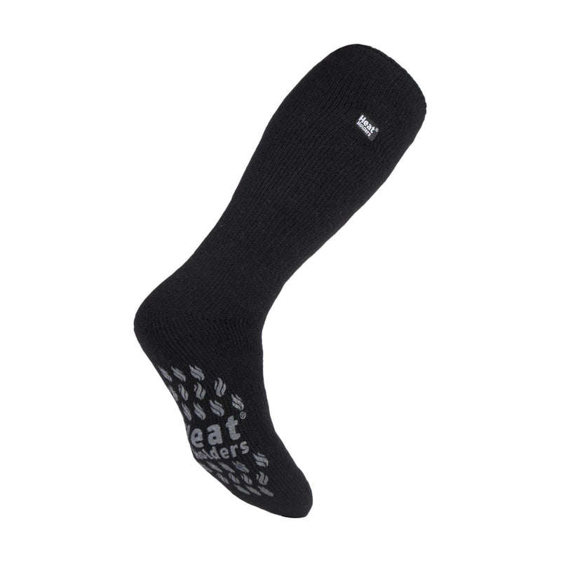 Mens Knee High Thermal Fleece Lined Slipper Socks