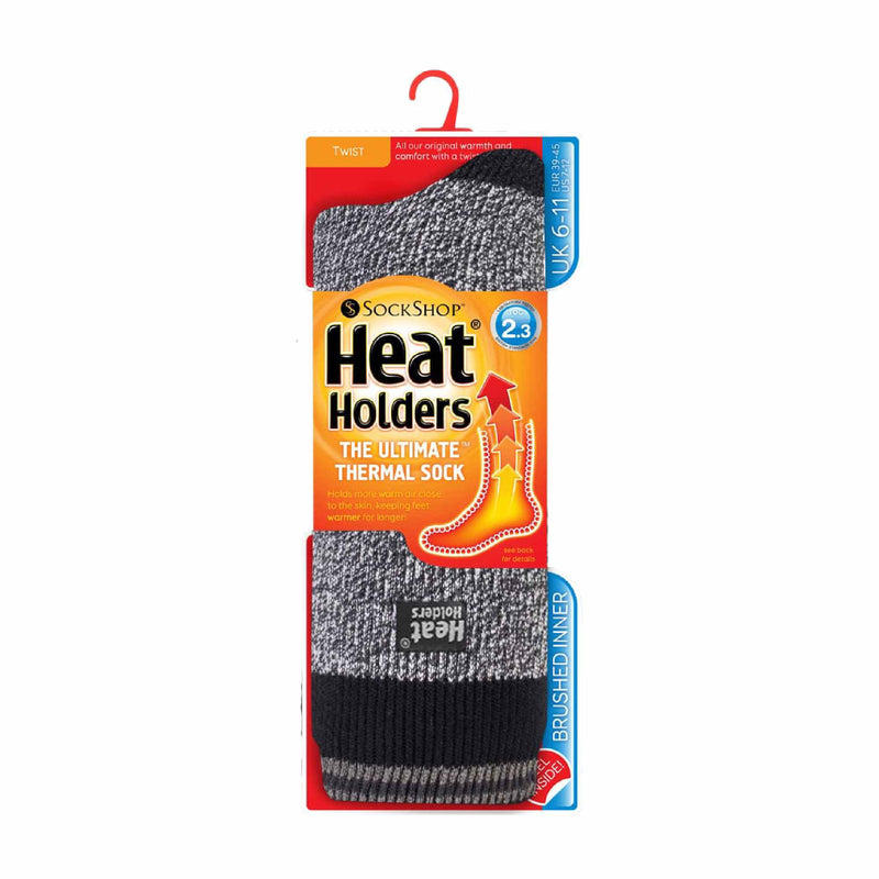 Mens Twist Patterned Thick Winter Warm Thermal Socks