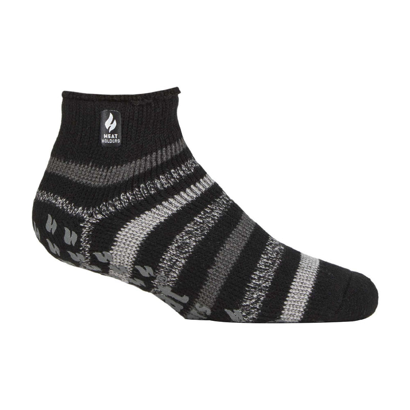 Mens 2.3 TOG Non Slip Low Cut Ankle Thermal Slipper Socks (Multipack Options)
