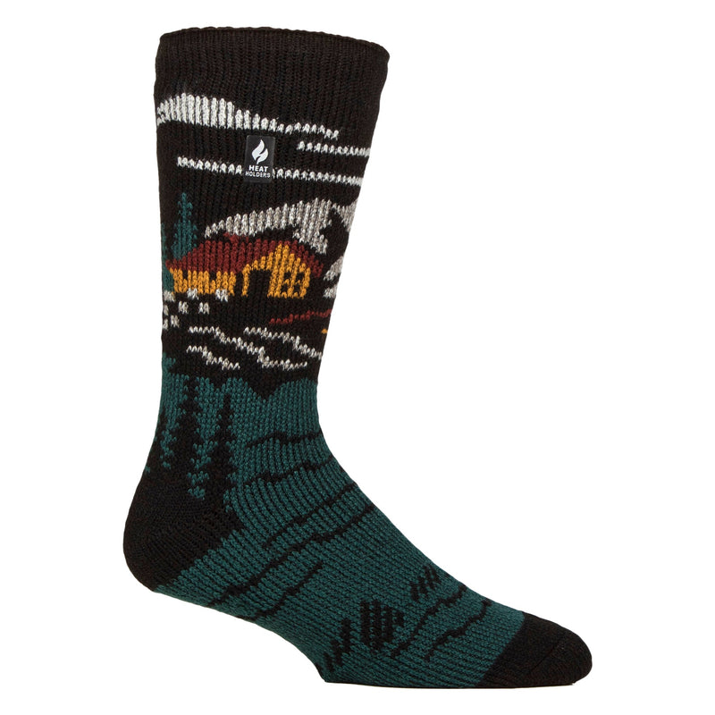 Mens Jacquard Thermal Socks for Winter