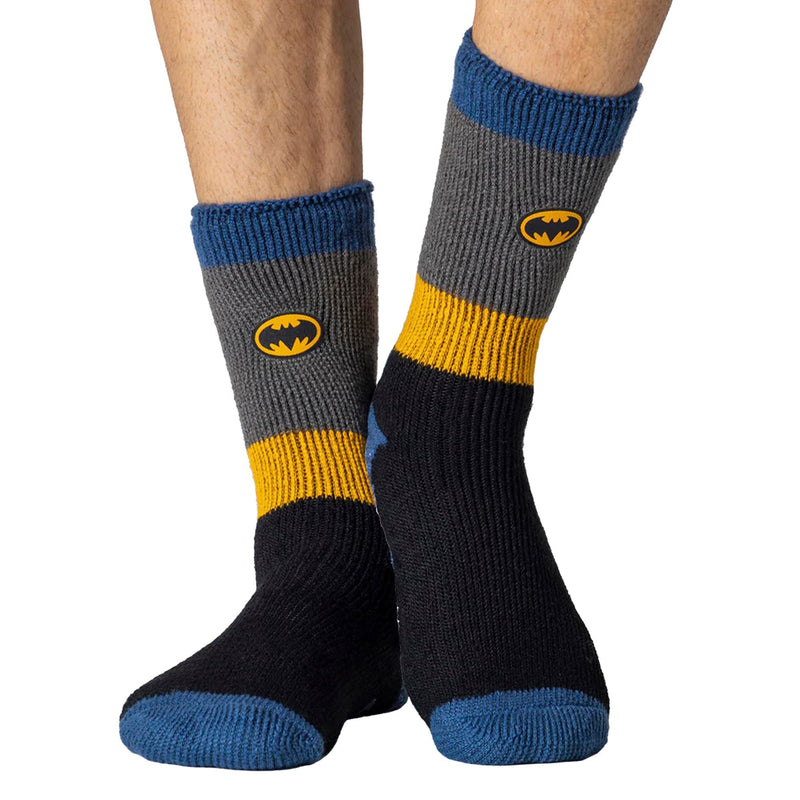 Mens Batman Novelty Thermal Slipper Socks