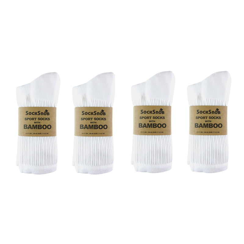 Mens Bamboo / Organic Cotton Running Sport Socks (Multipack Options)