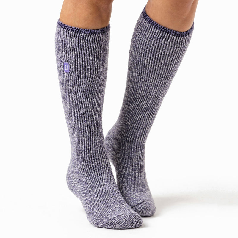 Ladies Outdoor Knee High Thermal Merino Wool Socks for Winter