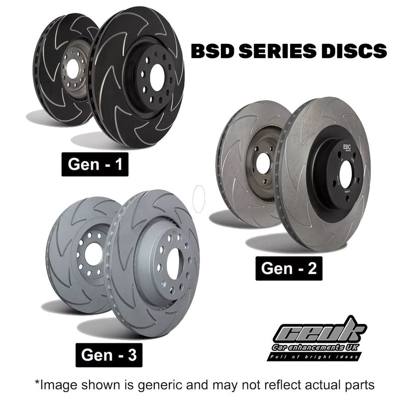 EBC Front Brake Disc Upgrade (Multiple Options) - Volkswagen Golf MK7 GTi