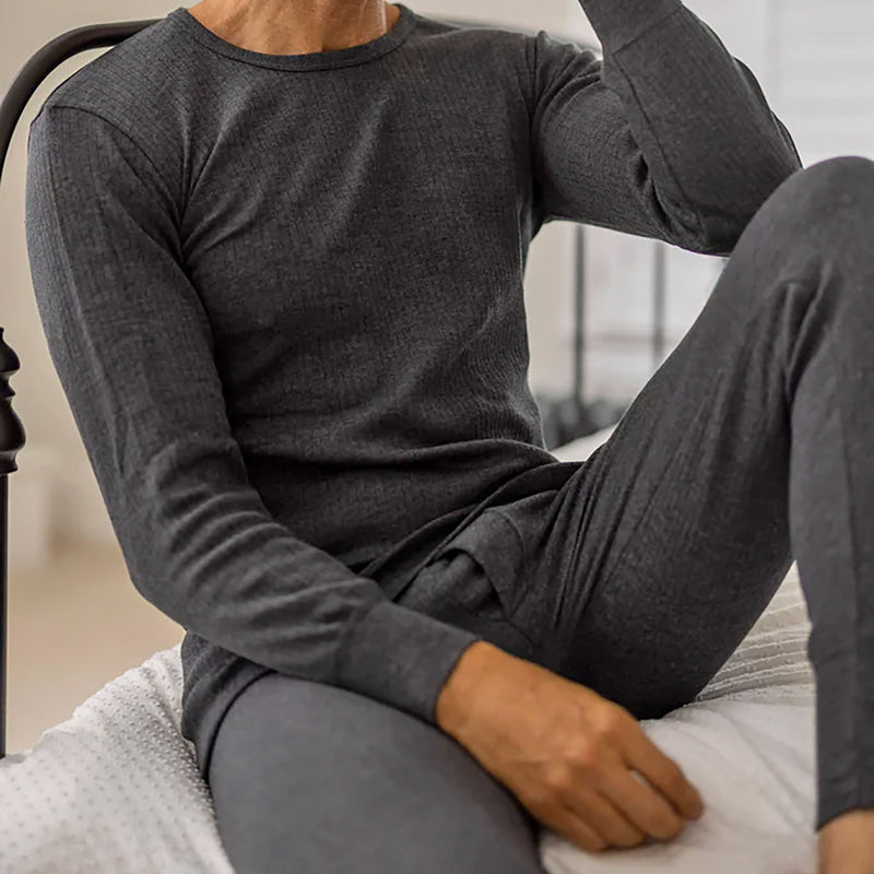 Mens Cotton Thermal Underwear Bottoms Long Johns
