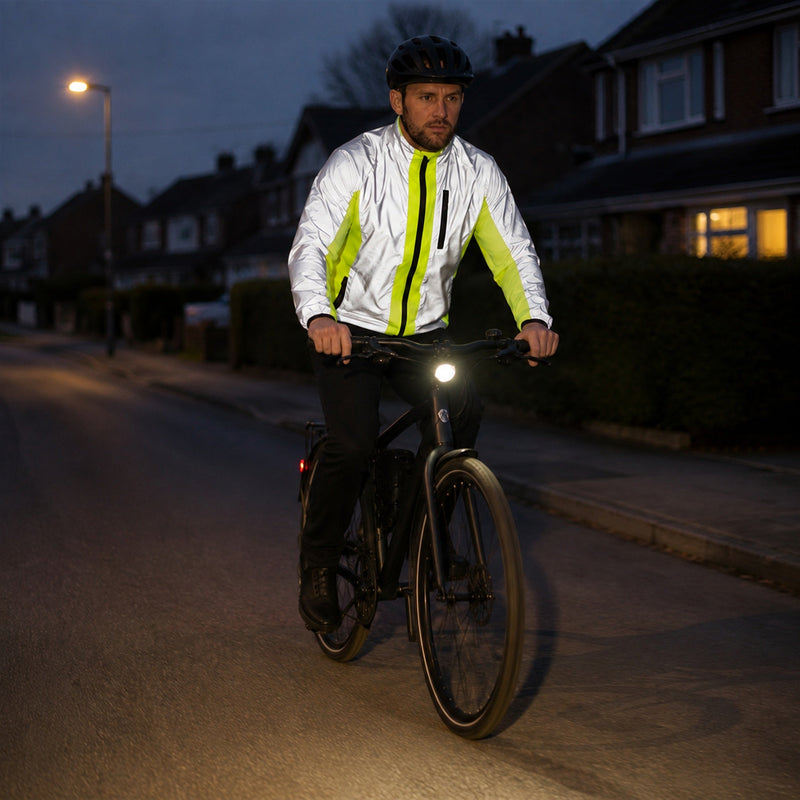 Hi Vis Reflective Running and Cycling Jacket | Reflective and Yellow