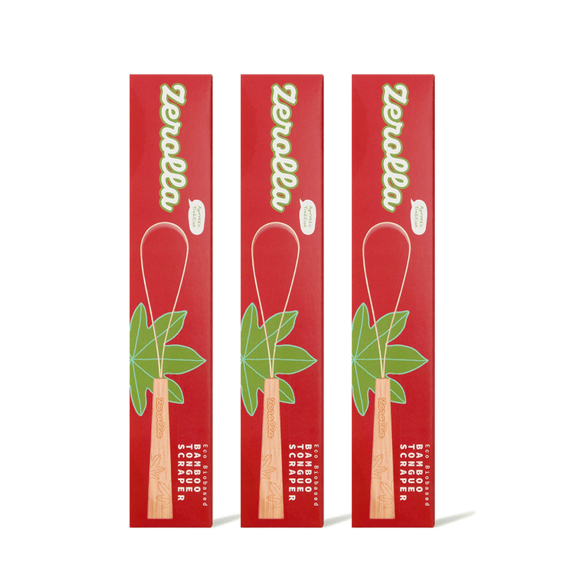 Eco Biobased Bamboo Tongue Scraper
