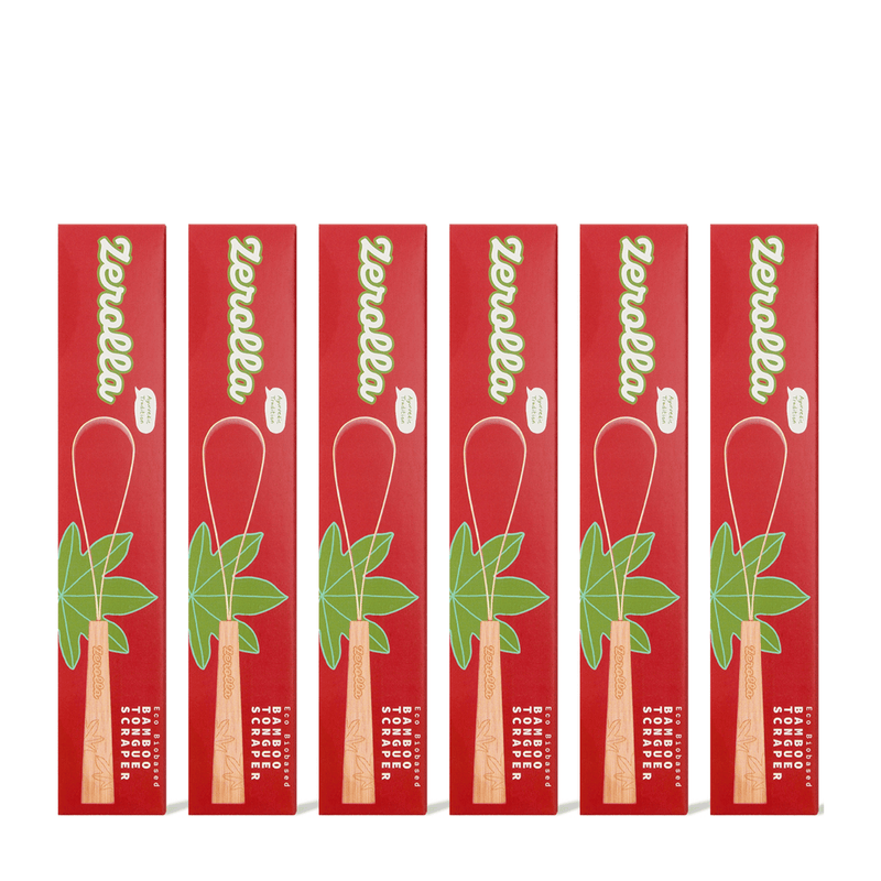Eco Biobased Bamboo Tongue Scraper