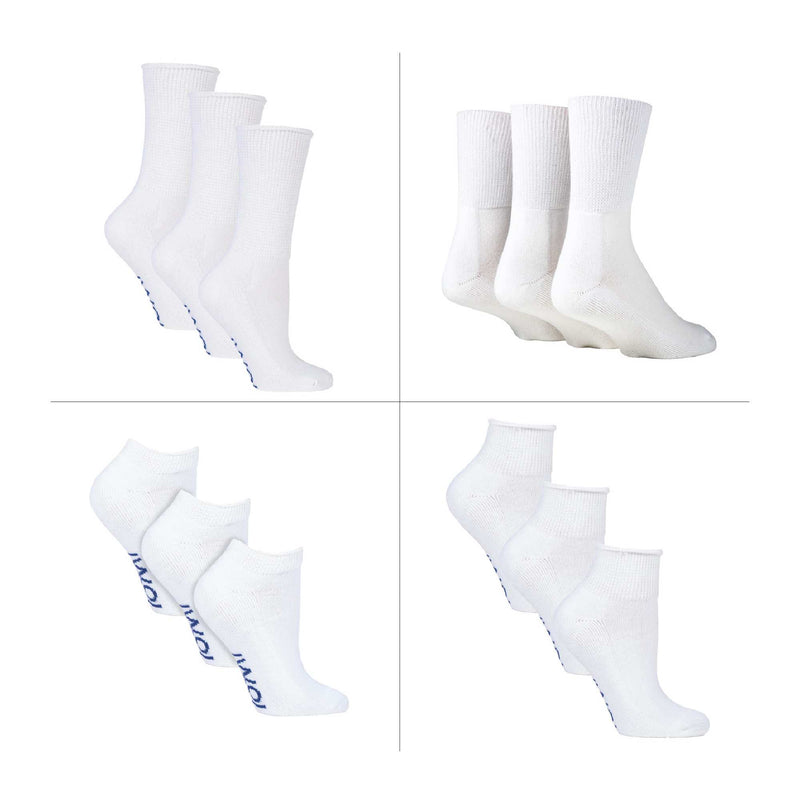 12 Pack Diabetic Socks All Year Round Bundle