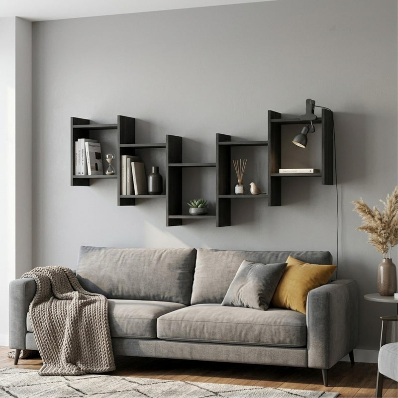 Bat Modern Floating Shelf 64cm Tall