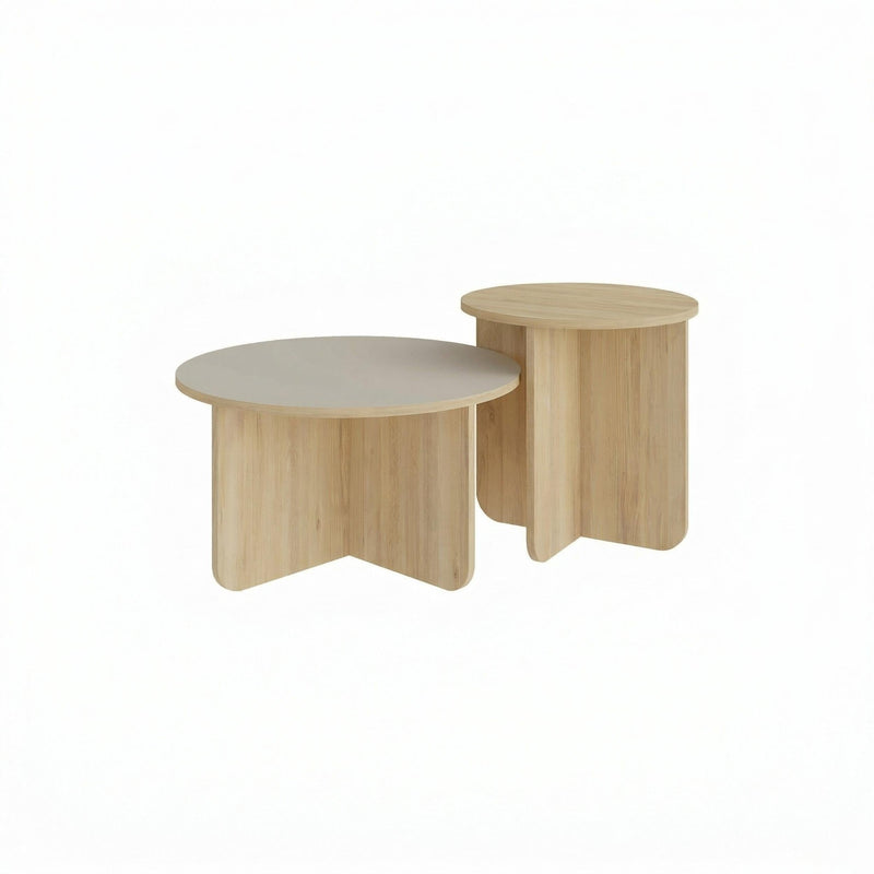 Hillary Modern 2-Piece Coffee Table Set