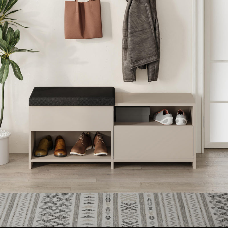 Filux Shoe Bench – Modern Hallway Bench with Storage