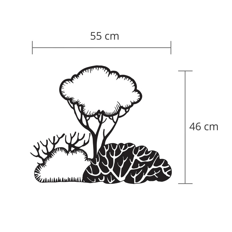 Metal Wall Art-no:31 Bushes