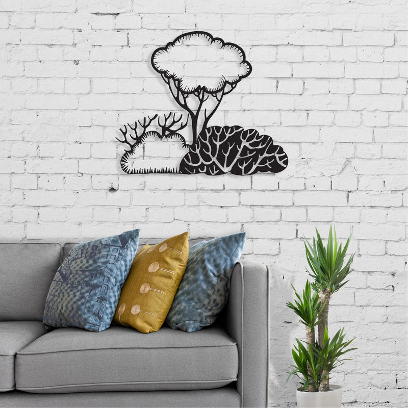 Metal Wall Art-no:31 Bushes