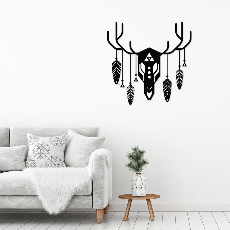 Metal Wall Art-no:47 Deer Totem